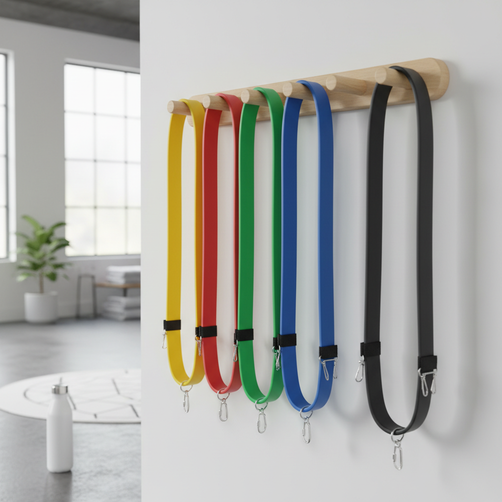 Resistance Bands on Rack